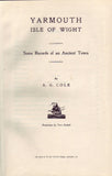 78940 - YARMOUTH: ISLE OF WIGHT: SOME RECORDS OF AN ANCIEN...