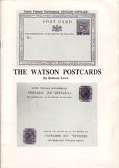 78958 - THE WATSON POSTCARDS by Robson Lowe. A fine pamphl...