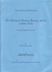 78990 - SIR EDWARD DENNY BACON, KCVO (1860-1938) - A short...