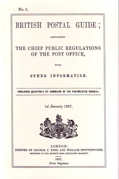 79006 - BRITISH POSTAL GUIDE: CONTAINING THE CHIEF PUBLIC ...