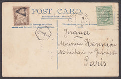 79126 - 1905 UNDERPAID MAIL LONDON TO PARIS.