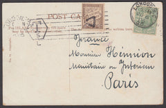 79127 - 1905 UNDERPAID MAIL LONDON TO PARIS.