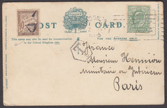 79128 - 1905 UNDERPAID MAIL LONDON TO PARIS