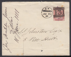 79136 - EDINBURGH DOTTED CIRCLE (TYPE C6)(RA24). 1881 enve...