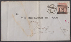 79137 - EDINBURGH DOTTED CIRCLE (TYPE C6)(RA24). 1880 enve...
