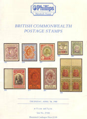 79294 - BRITISH COMMONWEALTH POSTAGE STAMPS. Phillips auct...