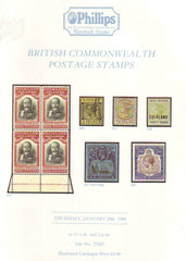 79295 - BRITISH COMMONWEALTH POSTAGE STAMPS. Phillips auct...