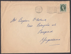 79539 - 1966 MAIL LONDON TO YUGOSLAVIA. Large envelope (203x152) London to Belgra...