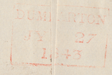 79551 - STIRLING DISTINCTIVE CROSS (SPEC B1tu) USED ON COVER.