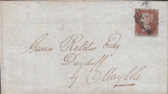 79908 - DIE I RESERVE PLATE 5 (AG) S.C.16 (SG17). 1855 letter Ayr...
