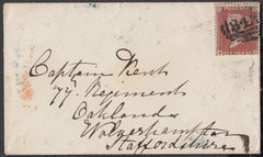 79912 - PL.4 (PD)(SG24) ON COVER. 1855 envelope Hasting...