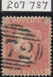 80010 - 1857 1D PL.49 ON TRANSITIONAL PAPER (HG)(Spec...