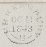 80090 - PL.33 (PF)(SG8) ON COVER. 1843 let...
