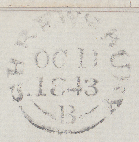 80090 - PL.33 (PF)(SG8) ON COVER. 1843 let...