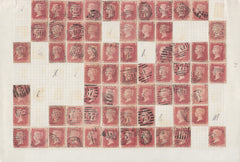 80527 - 1861 DIE II ALPHABET IV PL.51 (SG42). A part recon...