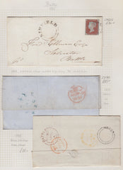 80717 - BATTLE (SUSSEX) POSTAL HISTORY/CANCELLATIONS. A ve...