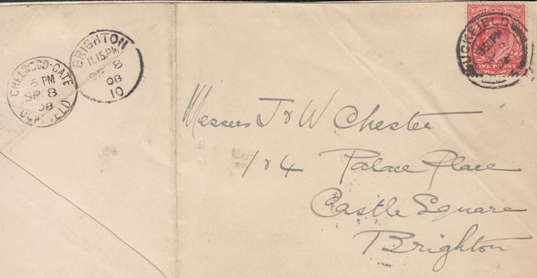 80762 - UCKFIELD (SUSSEX) CANCELLATIONS. Collection 1849-1...