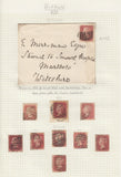 80762 - UCKFIELD (SUSSEX) CANCELLATIONS. Collection 1849-1...