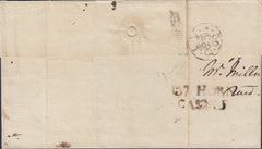 80924 - 1792 LINCOLNSHIRE/HORNCASTLE FIRST TYPE MILEAGE MARK (LI1526)/QUEEN ANNE'S BOUNTY. 1792 wrapper Horncastle to London da...