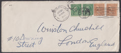 81087 - 1941 MAIL USA TO WINSTON CHURCHILL. Large envelope (226x100) from USA a...