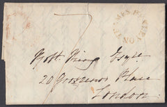 81123 - 1831 OXON/HENLEY ON THAMES CIRCULAR UDC (OX128). Entire Henley to London dated 5t...