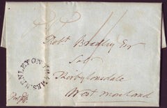 81251 - 1835 OXON/HENLEY ON THAMES UDC(OX128). Entire Hare Hatch Maidenhead to Kirby Longs...