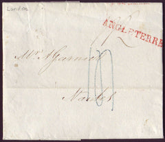 81266 - 1832 letter London to Nantes dated 17th May with g...