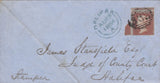 81284 - PL.180(HK)(SG17) ON COVER. 1854 letter Todmorden to Halifax...