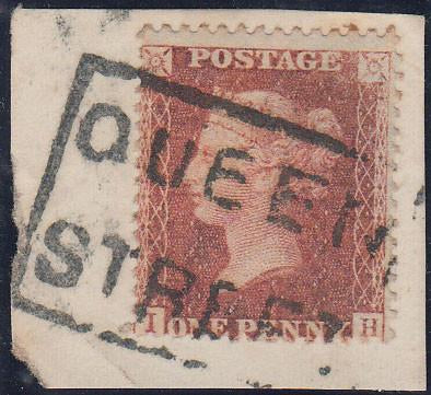 81345 - PL.45(IH)(SG29). Small piece with good used 1d pl....
