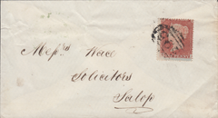 81376 - RESERVE PL.6(TA)(SG17). 1855 envelope Oswestry to ...
