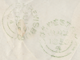81376 - RESERVE PL.6(TA)(SG17). 1855 envelope Oswestry to ...