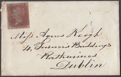 81386 - PL.1(TJ)(SG21). 1855 envelope London to Dublin wit...