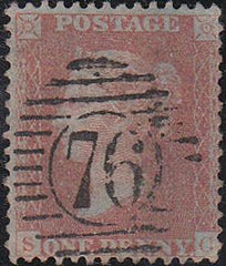 81600 - PL.44 (SC)(SG32). A good used die II pl.44 lettere...