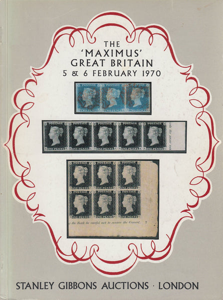 81883 - THE 'MAXIMUS' GREAT BRITAIN AUCTION CATALOGUE FEB 1970. A f...