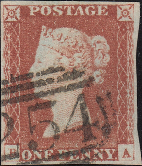 81916 - PL.66(BA)(SG8). Fine used 1846 1d pl.66 (SG8)