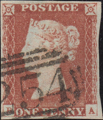 81916 - PL.66(BA)(SG8). Fine used 1846 1d pl.66 (SG8)