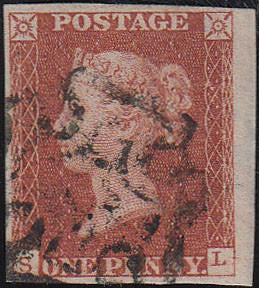 81933 1843 1D PL.36 (SG8)(SL) FINE USED.