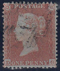 82139 1855 DIE 1D PL. 200 S.C.14 (SG22)(DG) USED.