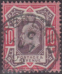 82194 - 1902 10d dull purple/carmine (SG254). A very fine ...