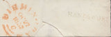 82343 - 1837 BIRMINGHAM PENNY POST. 1837 entire Hansworth to Daventry date...