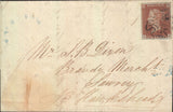 82428 - PL.28 (EE)(SG8) ON COVER. 1842 wrapper (slight soiling) Ken...