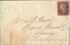 82428 - PL.28 (EE)(SG8) ON COVER. 1842 wrapper (slight soiling) Ken...