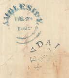 82428 - PL.28 (EE)(SG8) ON COVER. 1842 wrapper (slight soiling) Ken...