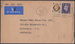 82558 - 1939 MAIL DUNDEE TO AUSTRALIA. Envelope Dundee to Melbour...