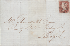 82596 - GREENOCK DISTINCTIVE MALTESE CROSS ON COVER (SPEC B1th)/PL.24 (CB)(SG8).