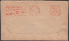 82883 - 1936 window envelope from Birmingham with KGV ½d m...