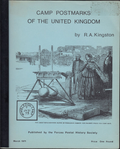 83549 - 'CAMP POSTMARKS OF THE UK' BY R.A. KINGSTON.