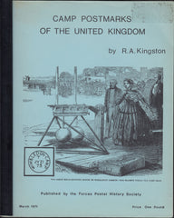 83549 - 'CAMP POSTMARKS OF THE UK' BY R.A. KINGSTON.
