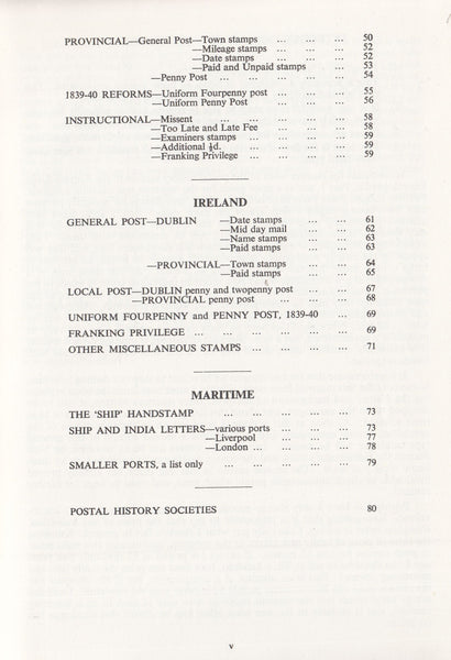 83554 - 'THE POSTAL HISTORY OF GREAT BRITAIN AND IRELAND' BY WILLCOCKS AND JAY (1981).
