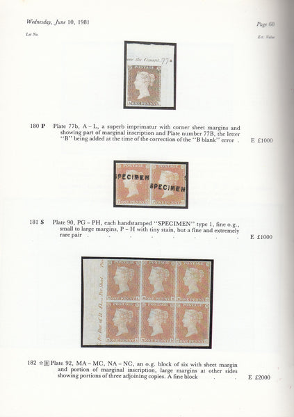 83568 - 'THE "GL" COLLECTION OF CLASSIC GREAT BRITAIN' AUCTION HARMERS OF LONDON.